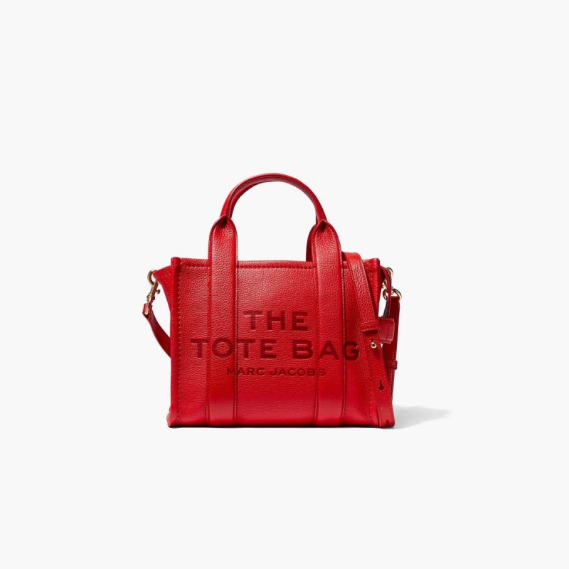 True Red Women\'s Marc Jacobs Leather Mini Tote Bags | USA000063