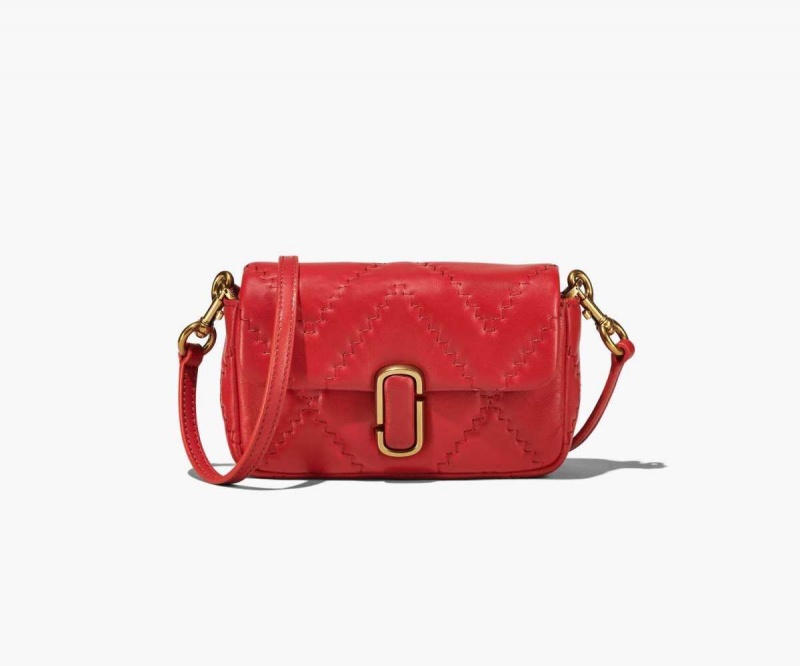 True Red Women's Marc Jacobs Quilted Leather J Marc Mini Bags | USA000193