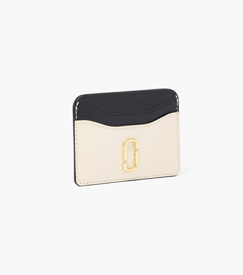 White Multicolor Women's Marc Jacobs The Snapshot Card Case Wallets | USA000330