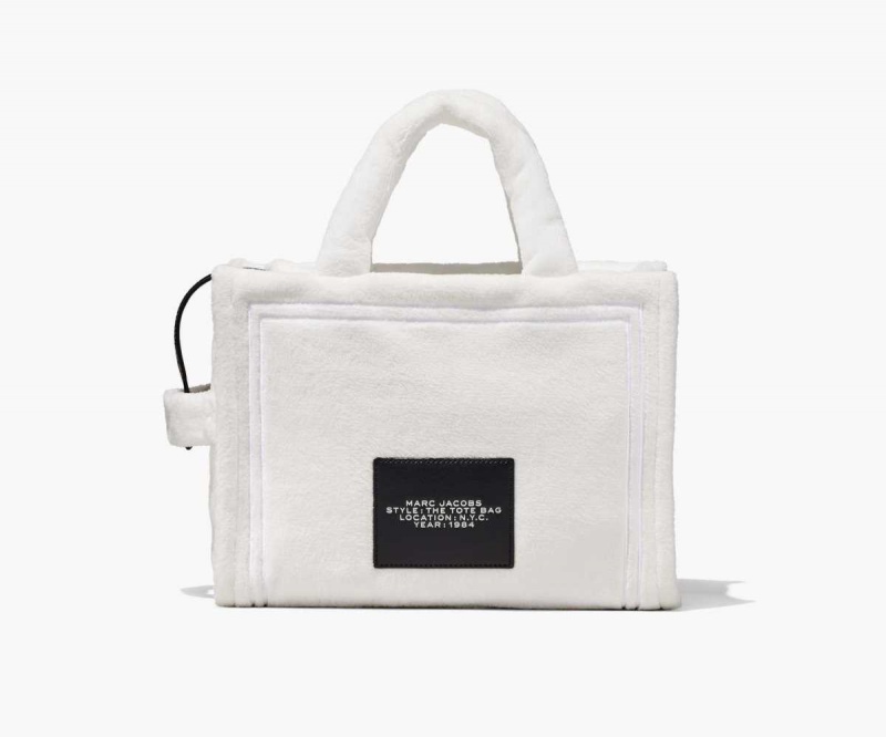 White Women's Marc Jacobs Terry Medium Tote Bags | USA000088