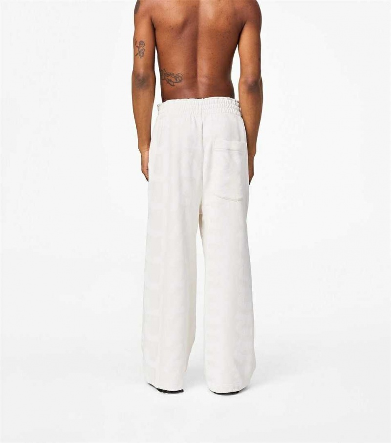 White Women's Marc Jacobs The Monogram Oversized Pants | USA000617