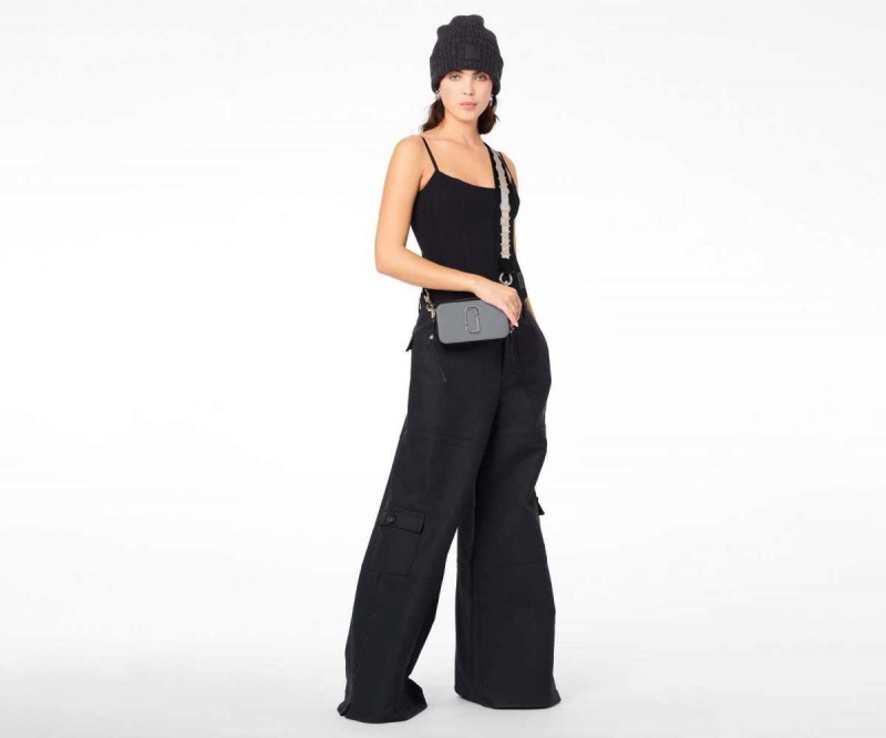 Wolf Grey Multi Women's Marc Jacobs Snapshot Bags | USA000305