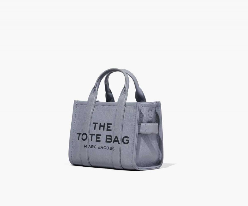Wolf Grey Women's Marc Jacobs Leather Mini Tote Bags | USA000091