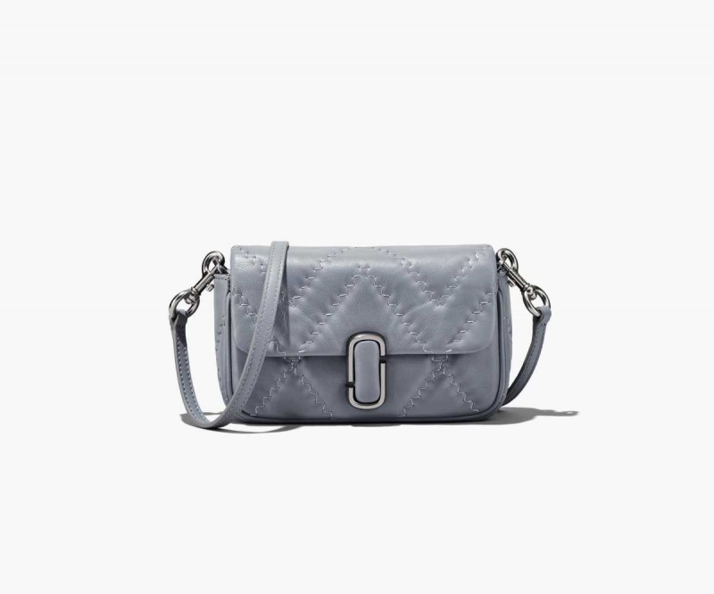 Wolf Grey Women's Marc Jacobs Quilted Leather J Marc Mini Bags | USA000179